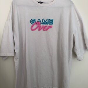 White Game Over T-Shirt